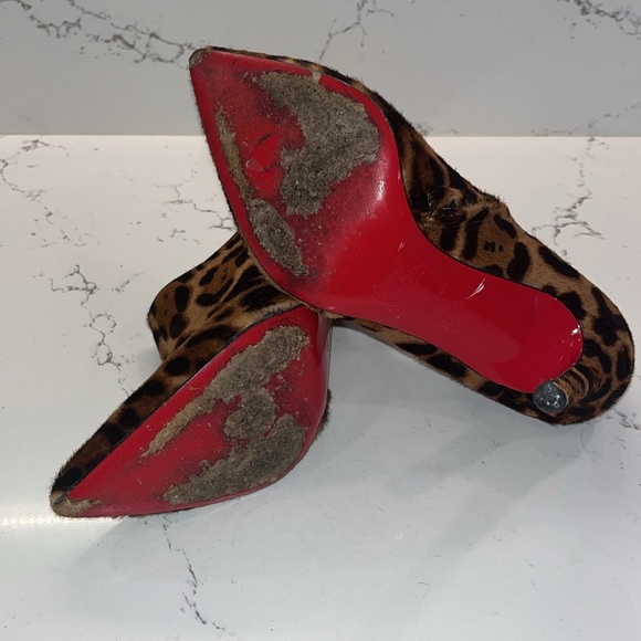 Christian Louboutin Ponyhair Ankle Boots size 39 1/2 - Picture 6 of 7